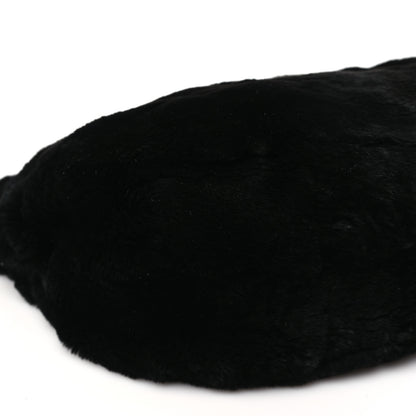 Chanel Rabbit Fur Hobo Black 8 of 9