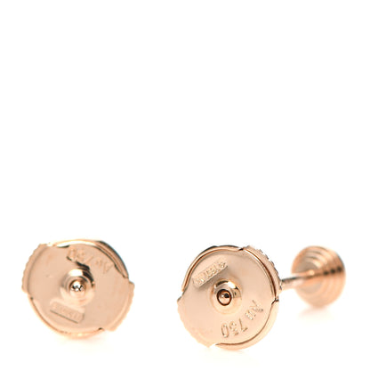 Cartier 18K Pink Gold Diamond XS D'Amour Earrings 3 of 4