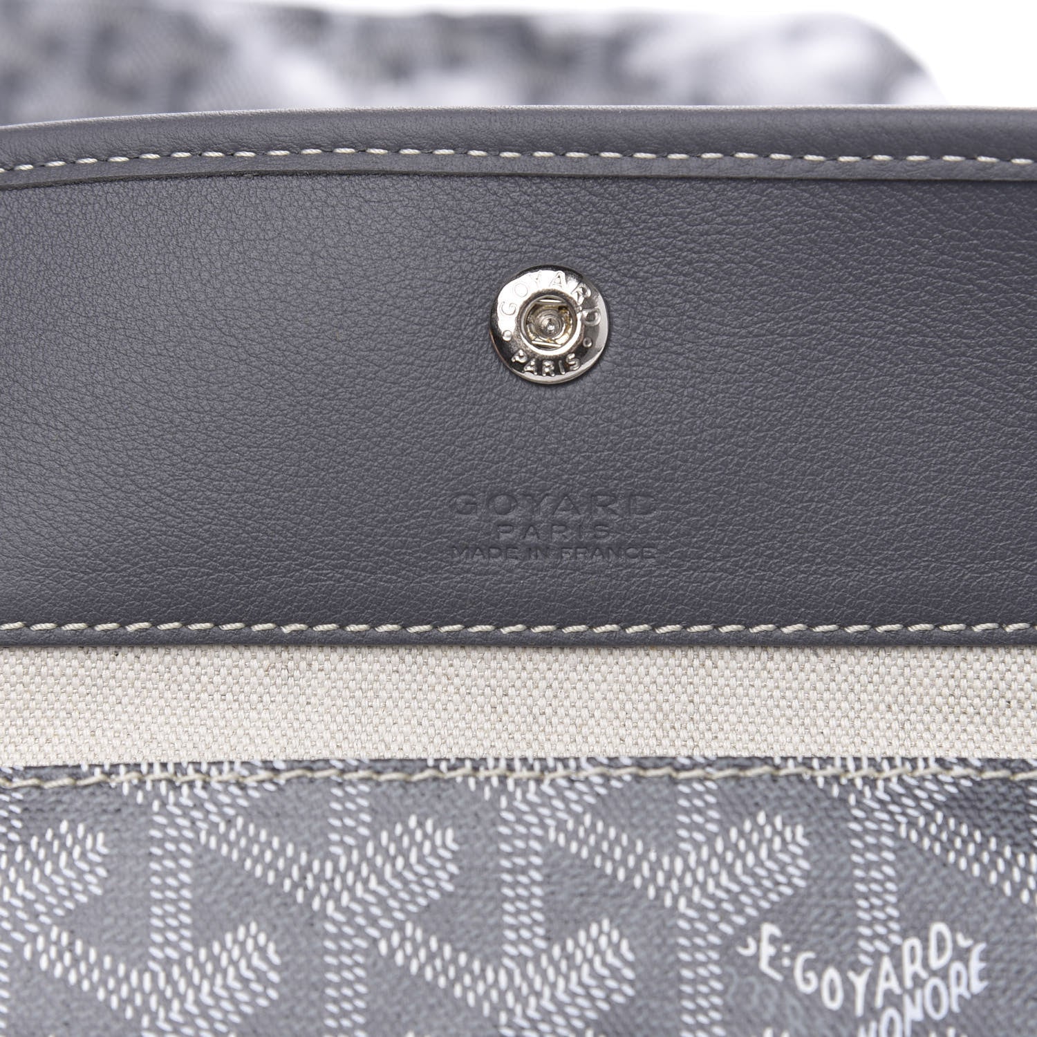 Goyard Goyardine Saint Louis GM Grey 6 of 8