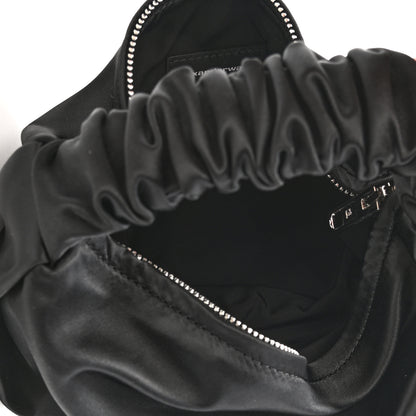 Alexander Wang Satin Mini Scrunchie Bag Black 4 of 5
