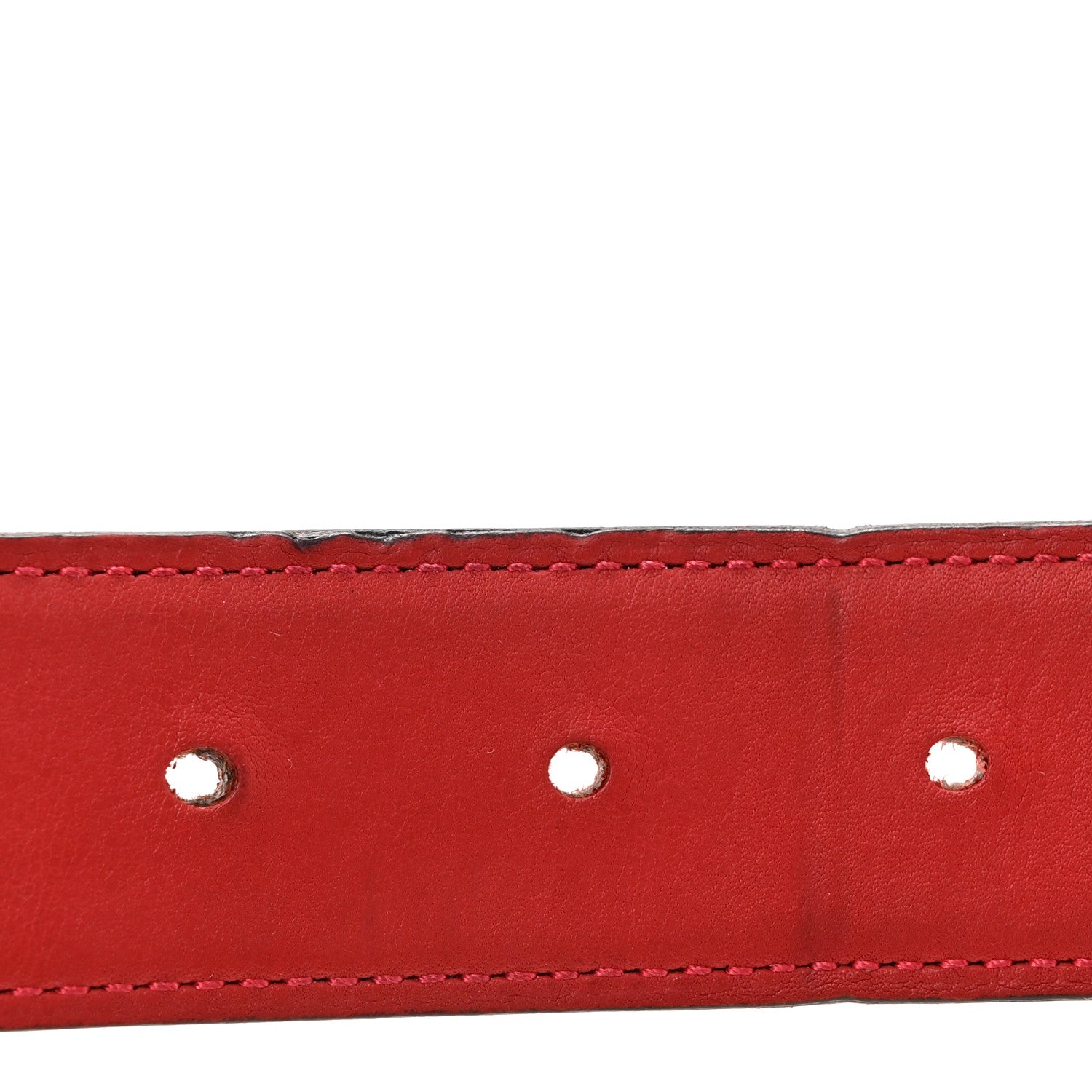 Hermes Swift Epsom 32mm H Belt 90 36 Vermillon Rose Jaipur 4 of 8