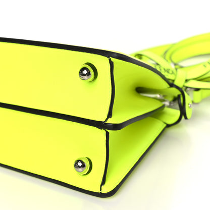 Fendi X MARC JACOBS Shiny Nappa Petite Peekaboo I SEE U Satchel Fluo 10 of 10