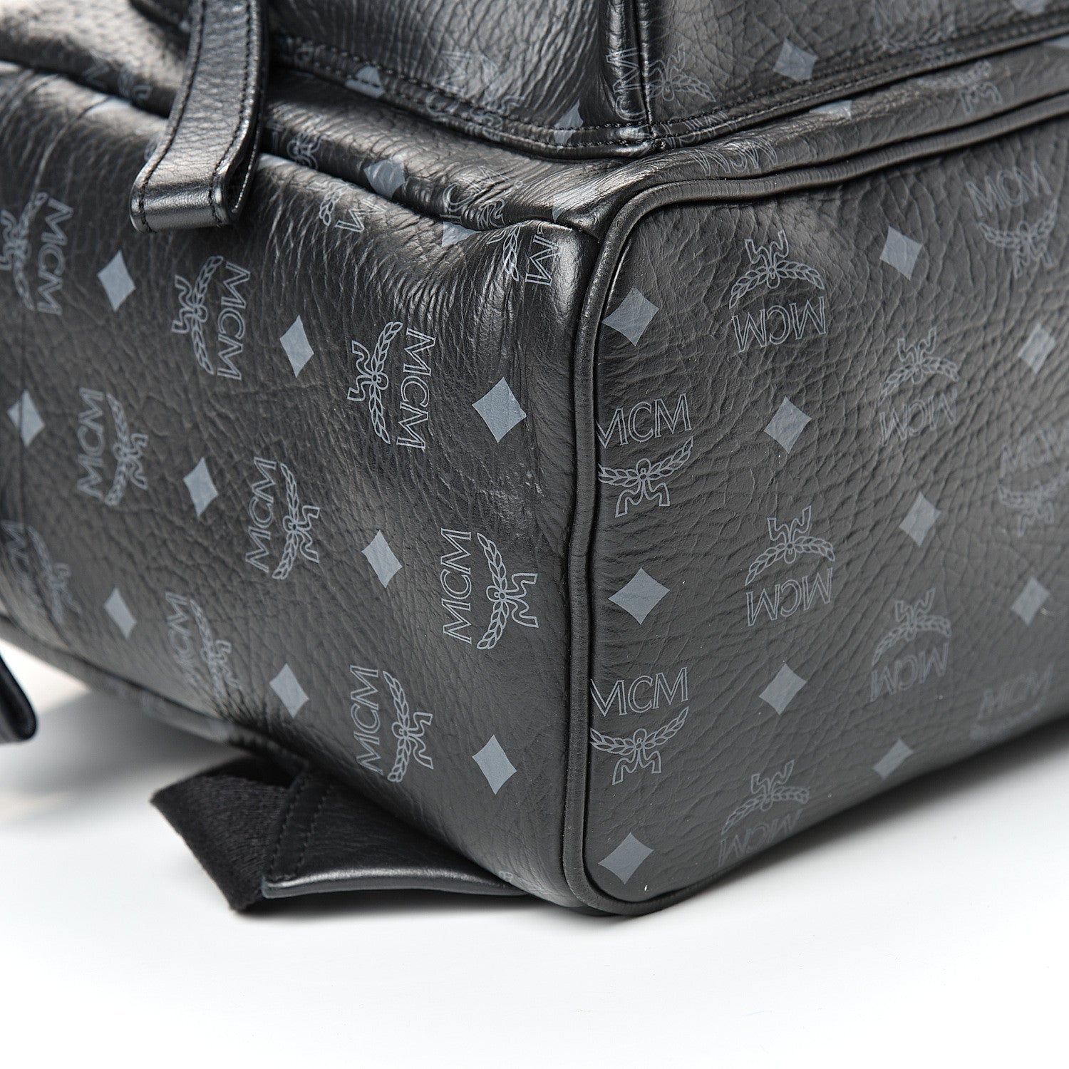 MCM Visetos Medium Stark Backpack Black 8 of 15