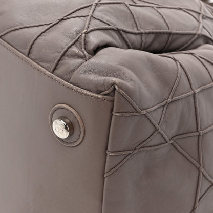 Christian Dior Lambskin Cannage Medium Le Trente Tote Dark Beige 14 of 15