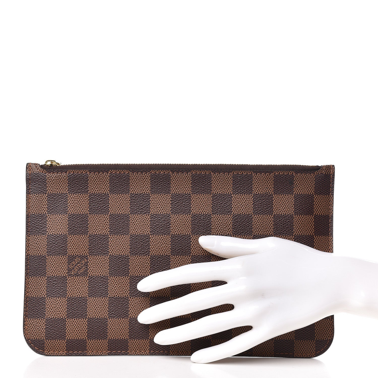 Louis Vuitton Damier Ebene Neverfull MM GM Pochette 2 of 8