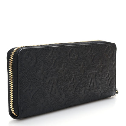 Louis Vuitton Empreinte Clemence Wallet Black 3 of 7