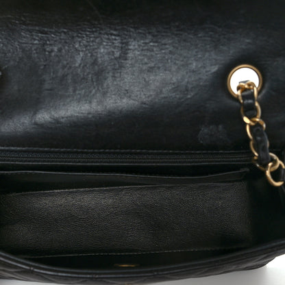 Chanel Lambskin Quilted Mini Rectangular Flap Black 4 of 13