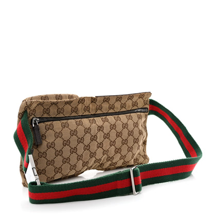 Gucci Monogram Web Belt Bag Dark Brown 3 of 16