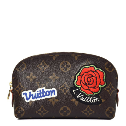 Louis Vuitton Monogram Patches Cosmetic Pouch PM 1 of 7