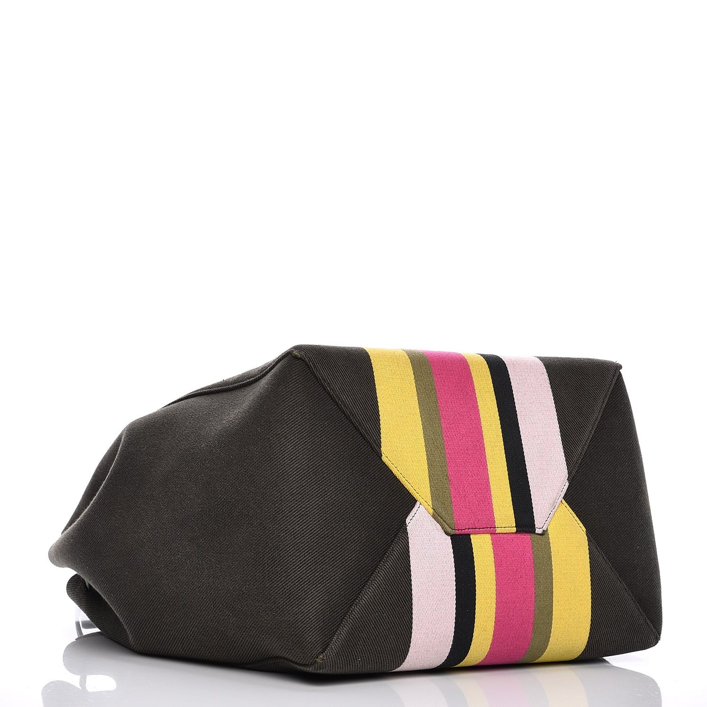 Textile Striped Medium Belt Cabas Phantom Multicolor