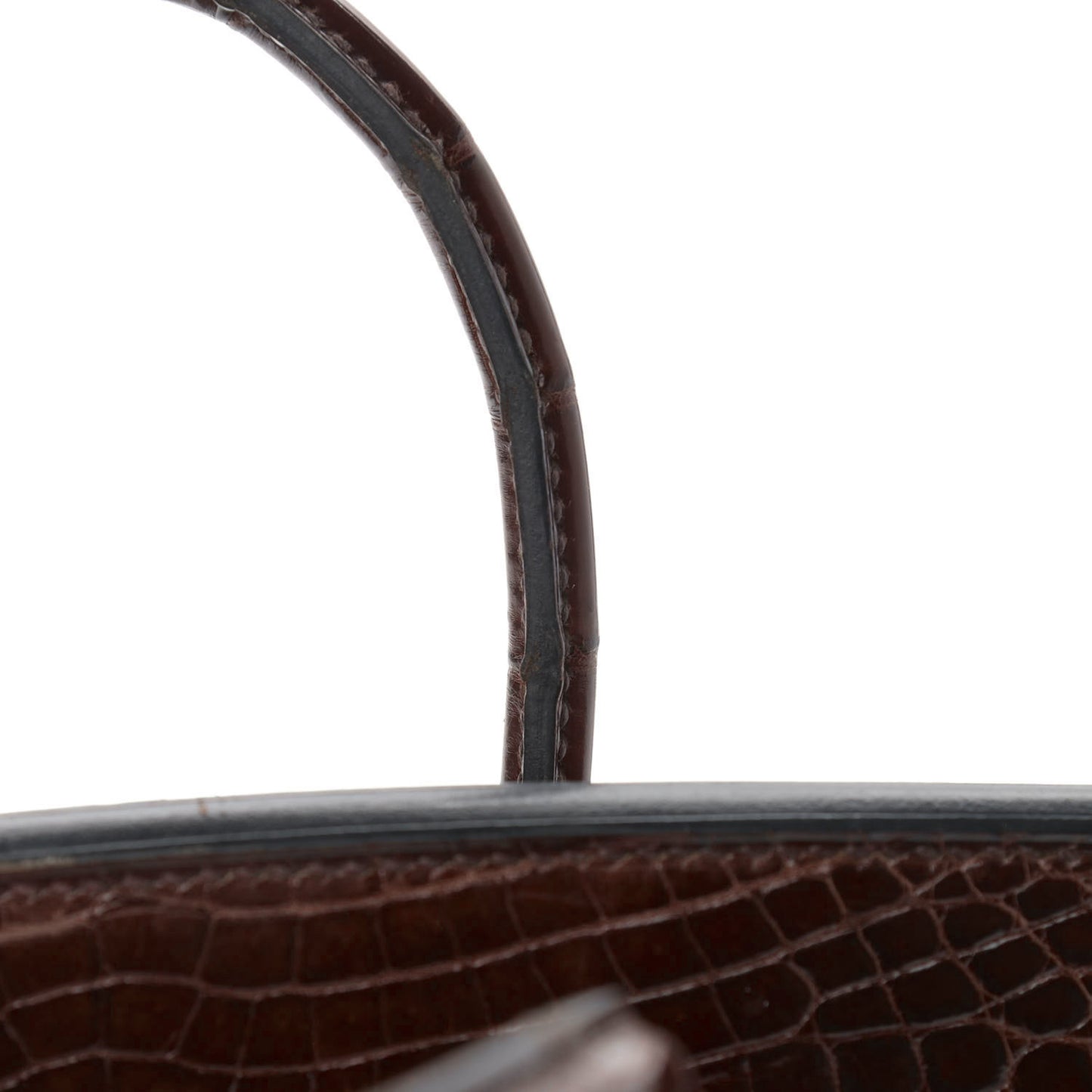 Shiny Niloticus Crocodile Birkin 25 Miel