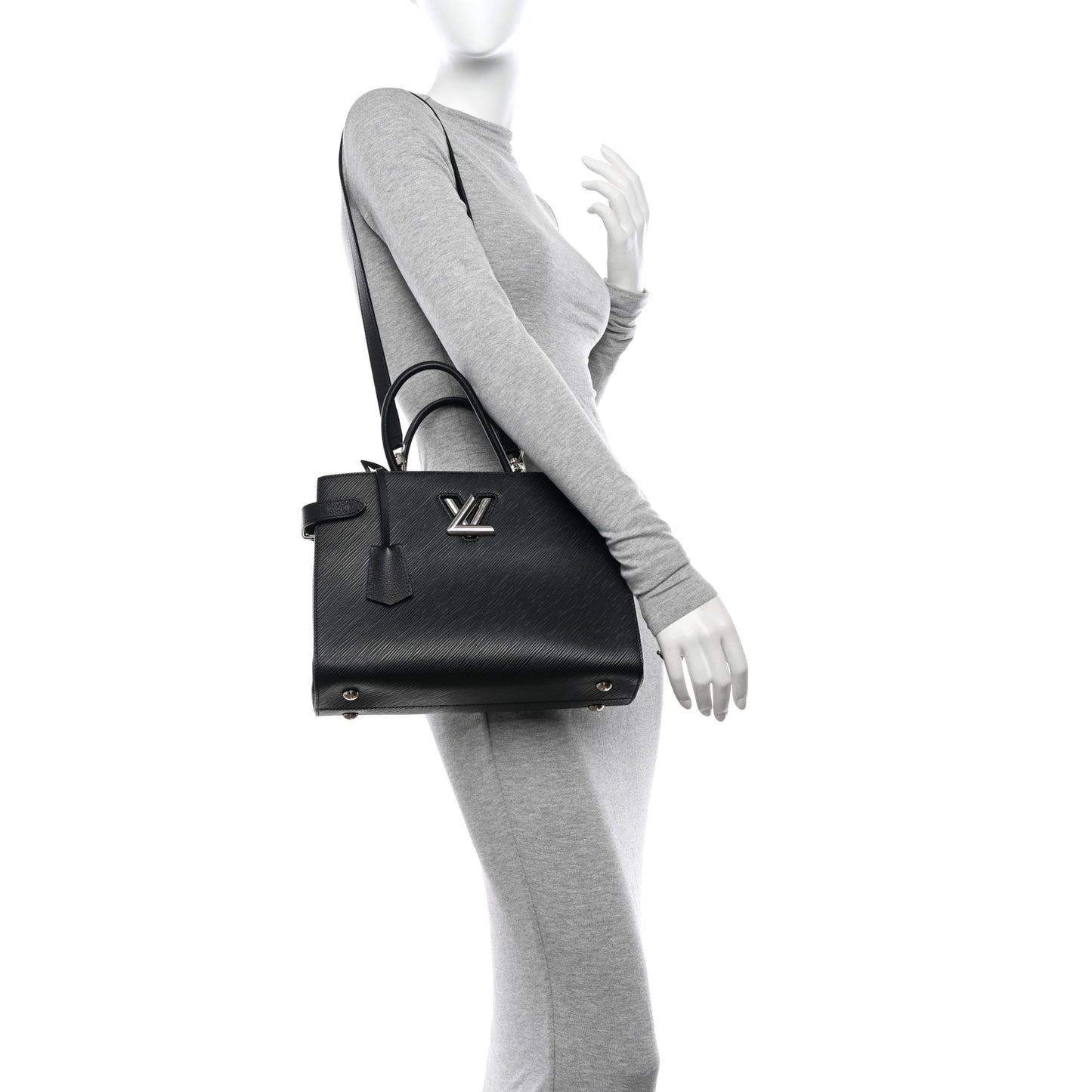 Epi Twist Tote Black