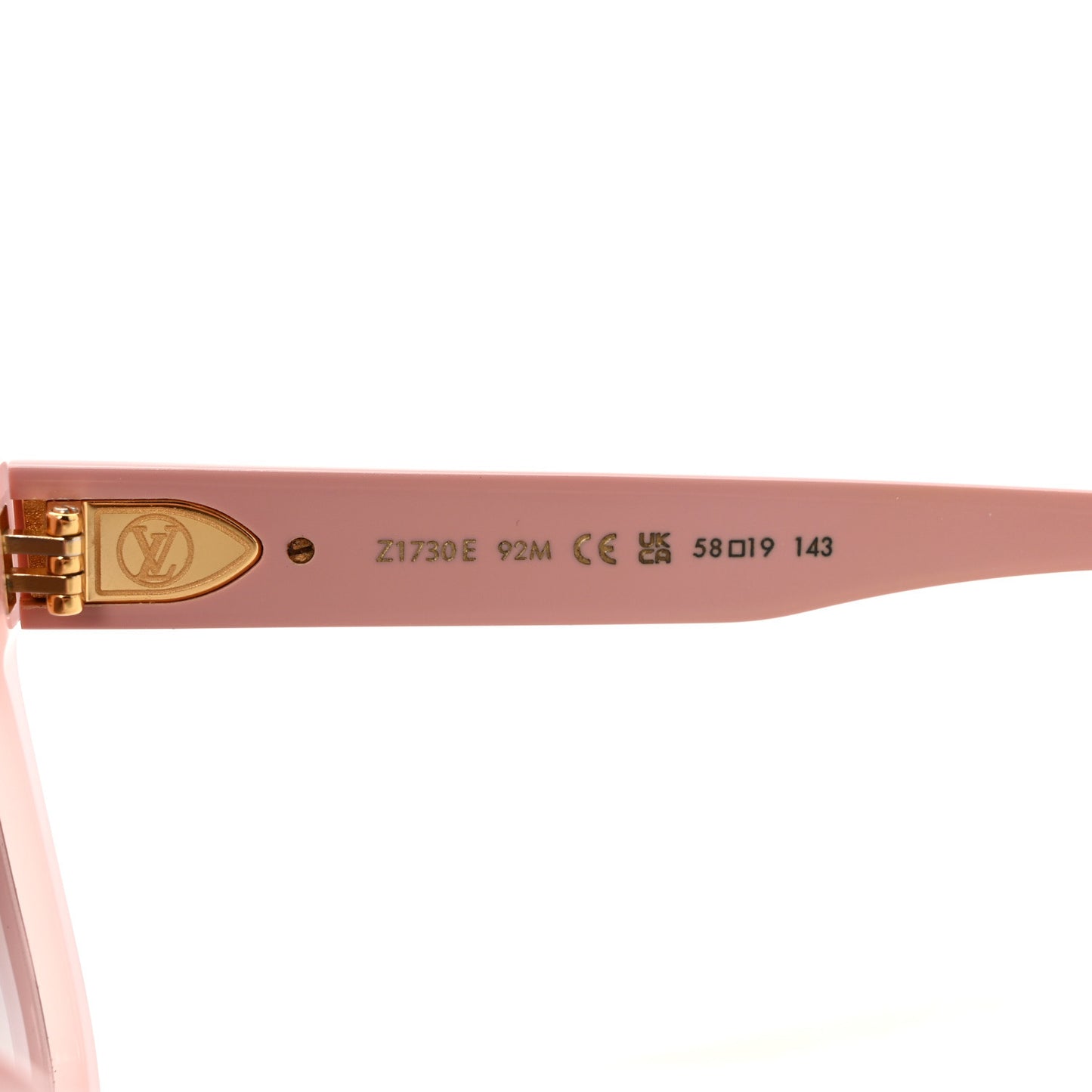 Acetate My Monogram Cat Eye Sunglasses Z1730W Light Pink