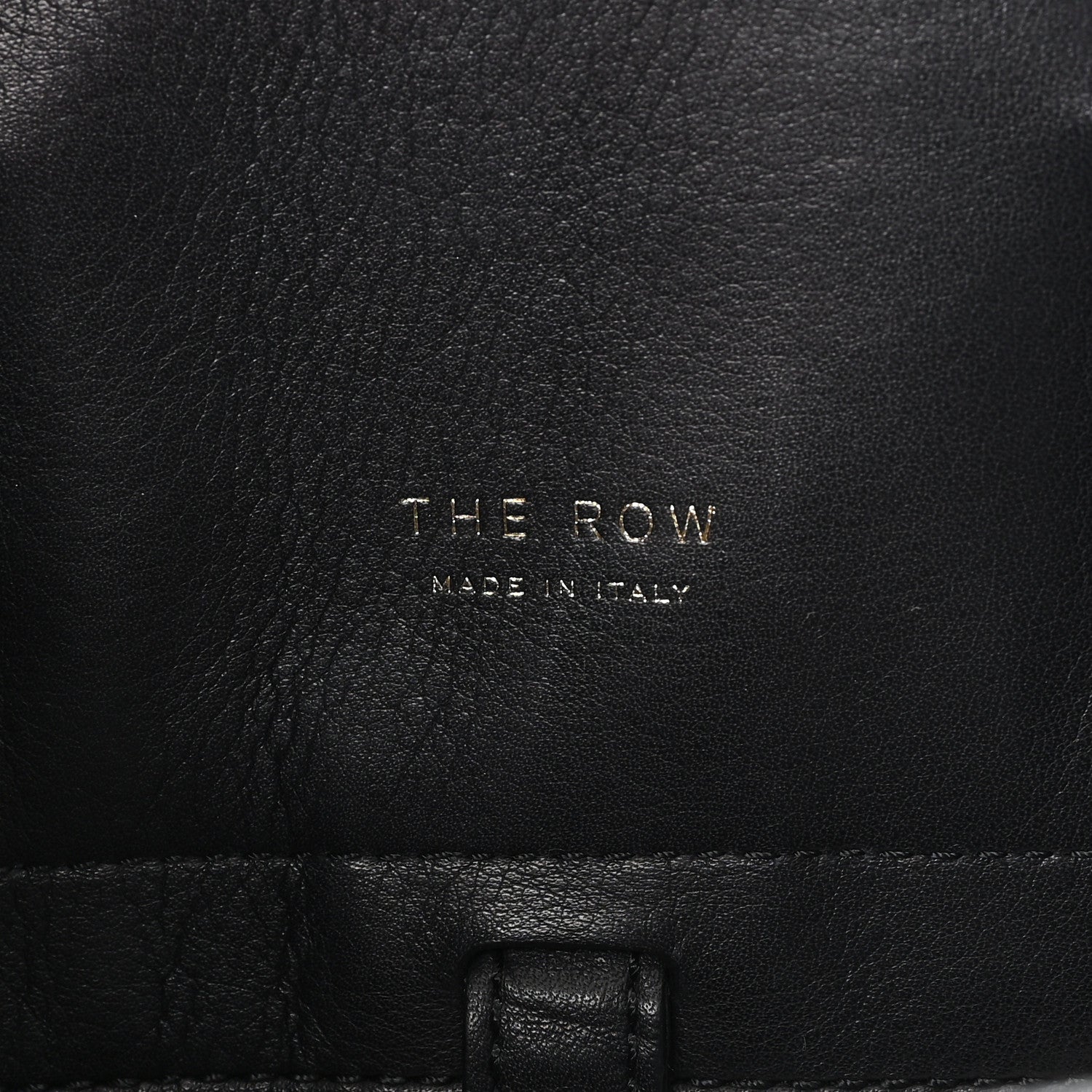 The Row Polished Saddle Calfskin Soft Margaux 12 Black 6 of 11
