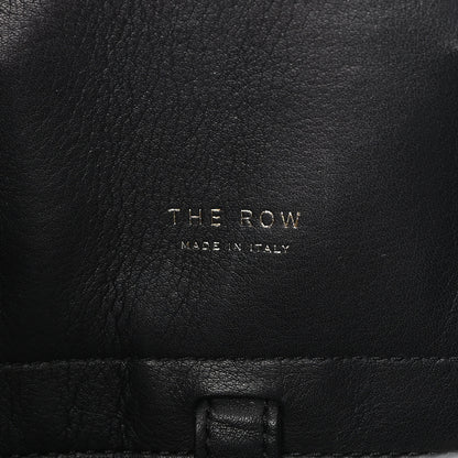 The Row Polished Saddle Calfskin Soft Margaux 12 Black 6 of 11