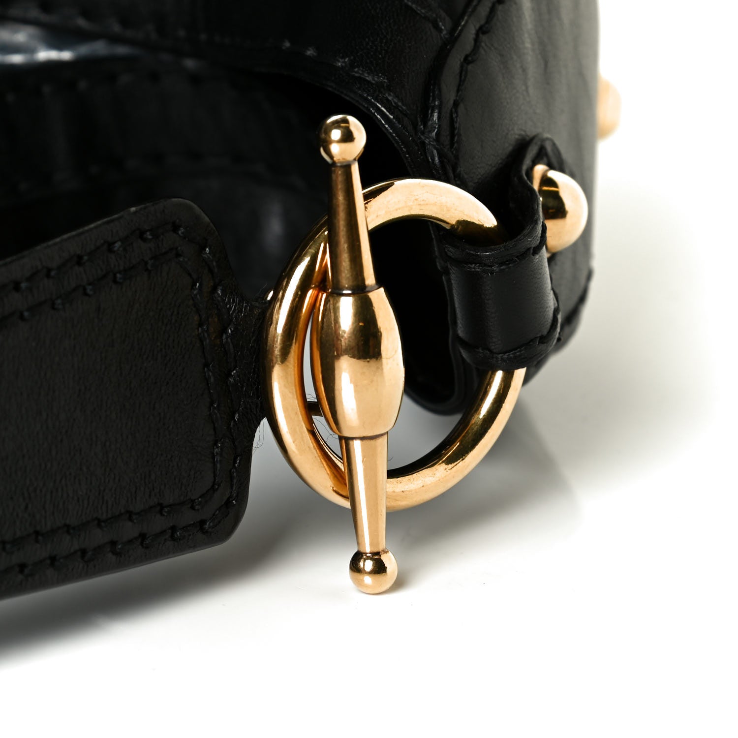 Gucci Calfskin Large Jockey Hobo Black 7 of 7