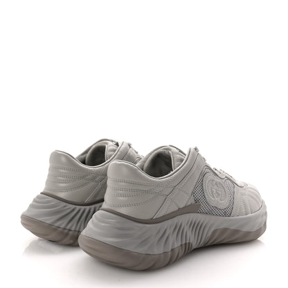Gucci New Nappa Sombre Interlocking G Ripple Mens Platform Sneakers 8 Grey Sky 5 of 9