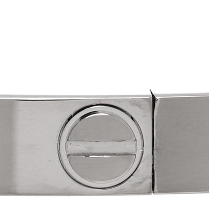 Cartier 18K White Gold Small LOVE Bracelet 19 4 of 6