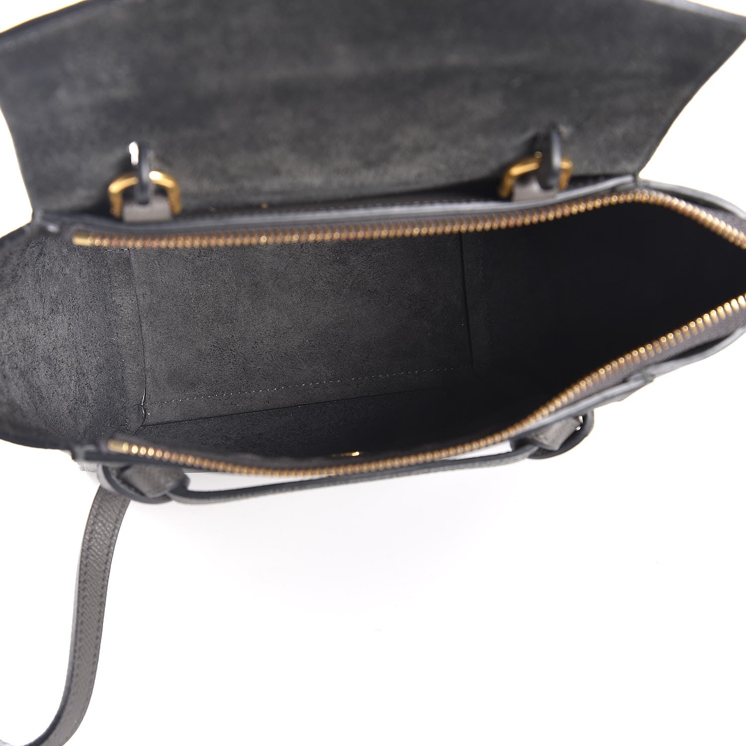 Celine Grained Calfskin Nano Belt Bag Grey 6 of 7