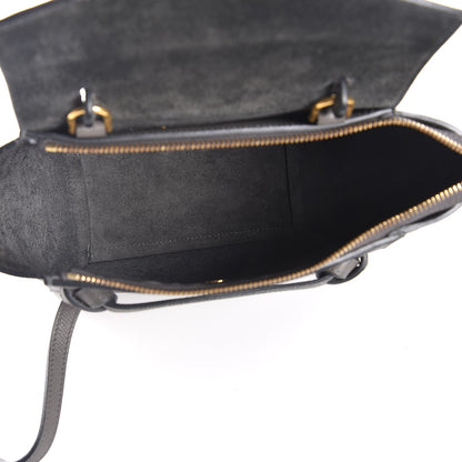 Celine Grained Calfskin Nano Belt Bag Grey 6 of 7