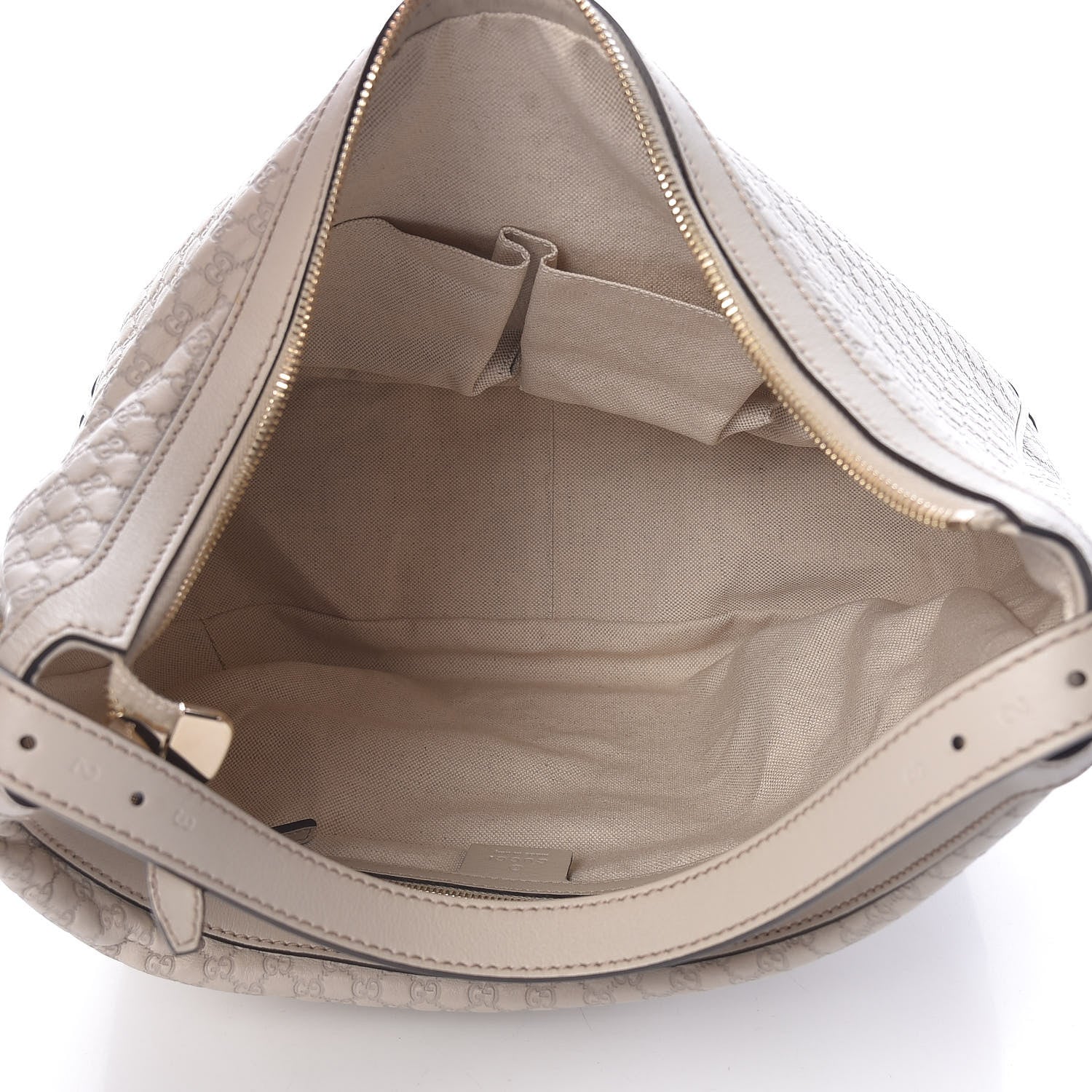 Gucci Guccissima Medium Nice Hobo Off White 5 of 10