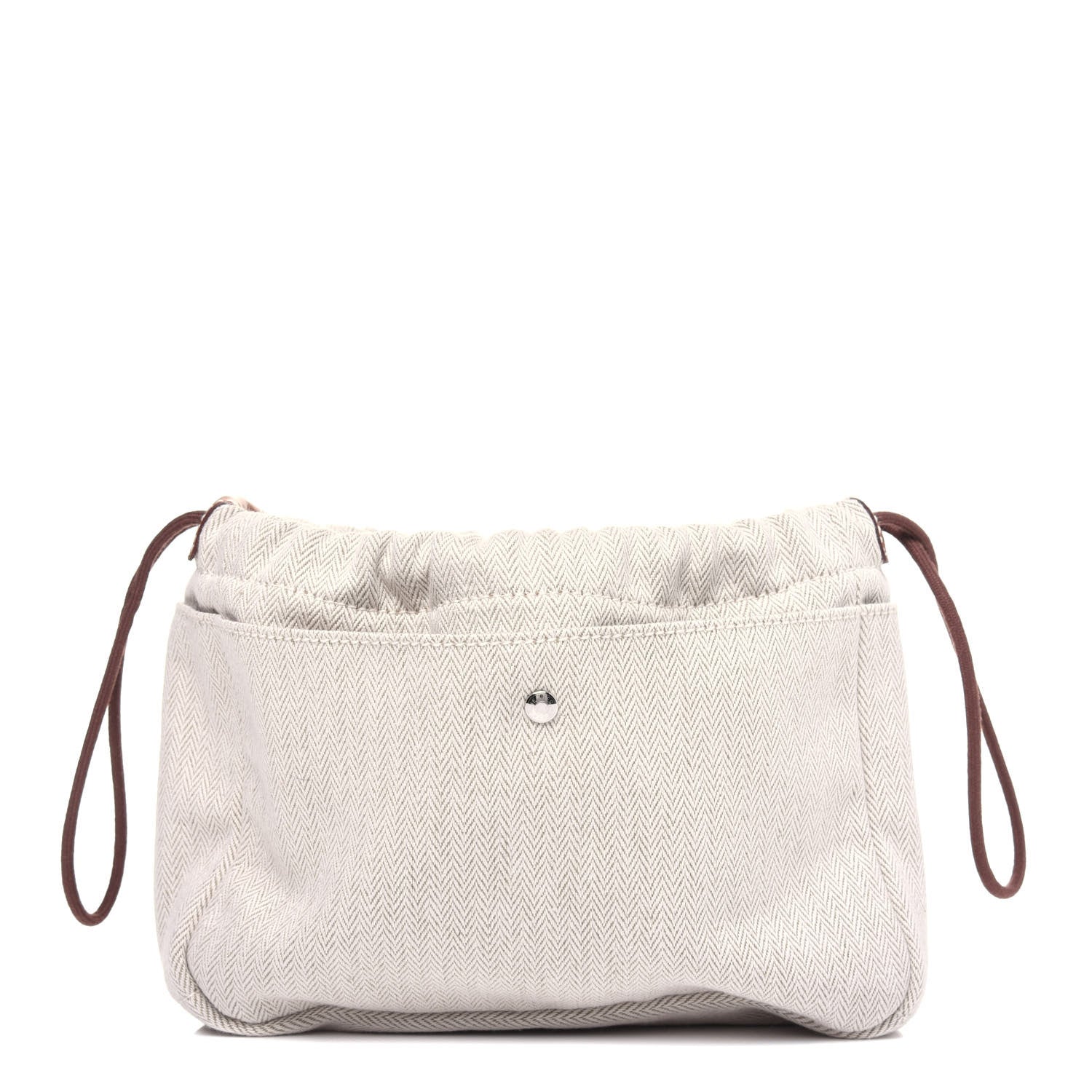 Hermes Canvas Barenia Fourbi 20 PM Pouch Naturel Fauve 1 of 10