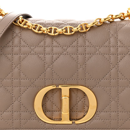Christian Dior Calfskin Cannage Medium Caro Bag Taupe 8 of 11