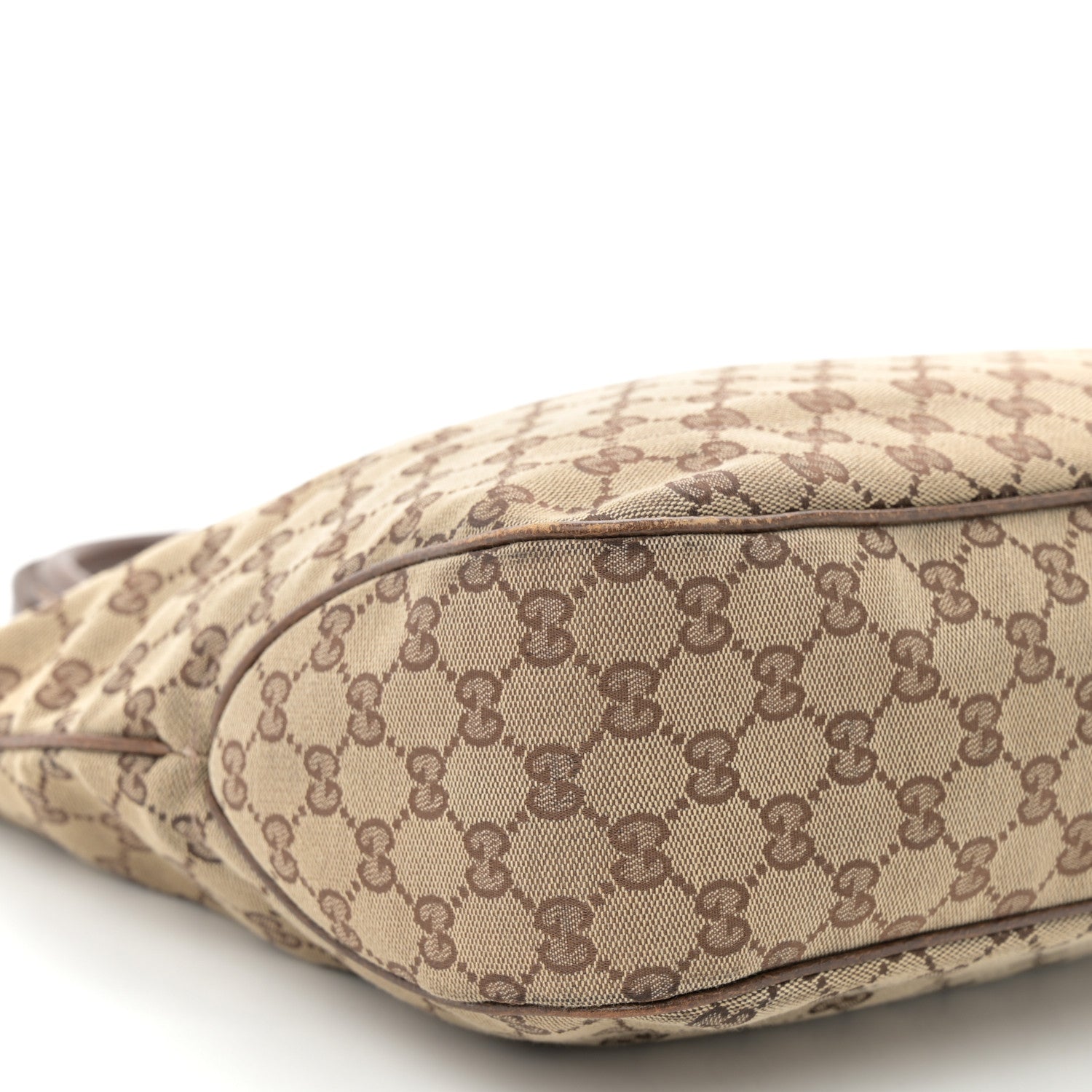 Gucci Monogram Piston Lock Tote Brown 9 of 11
