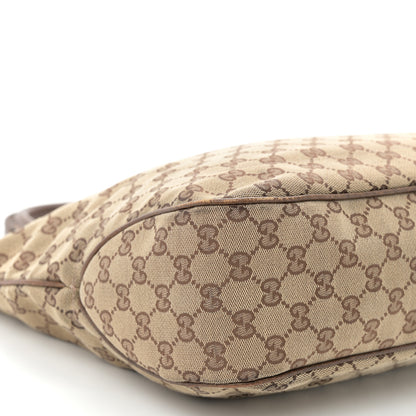 Gucci Monogram Piston Lock Tote Brown 9 of 11