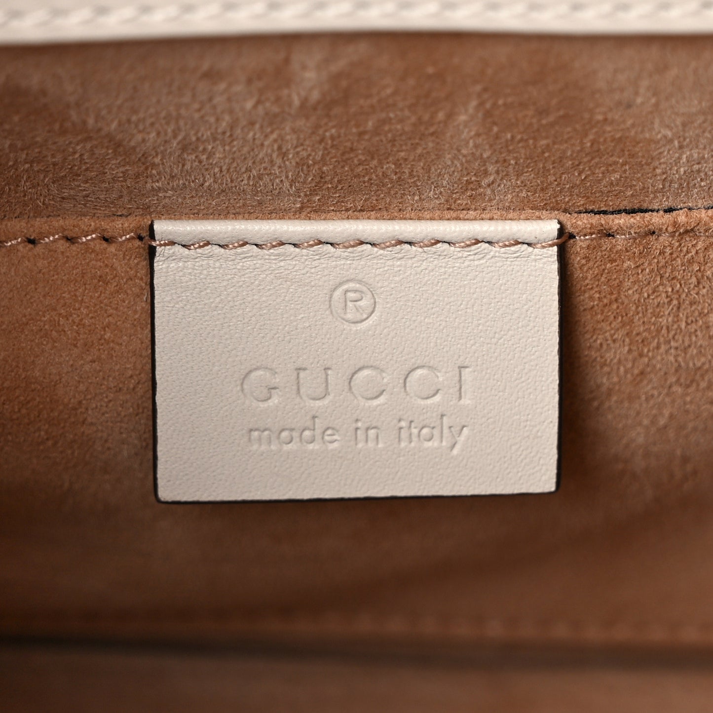 Calfskin Animal Studs Mini Sylvie Top Handle Bag White