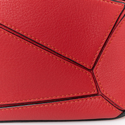 Loewe Calfskin Mini Puzzle Bag Pomodoro 9 of 11