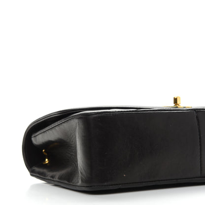 Chanel Lambskin Quilted Medium Single Flap Black 7 of 9