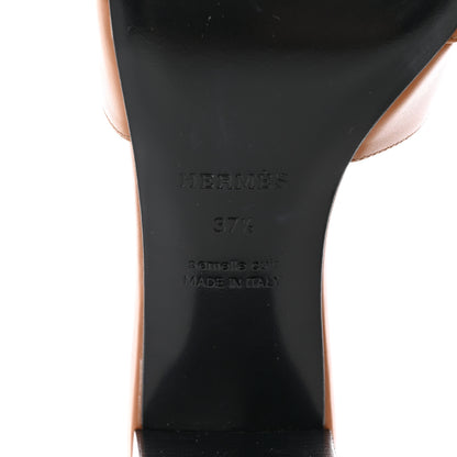 Hermes Calfskin Gigi 50 Sandals 37.5 Naturel 7 of 13