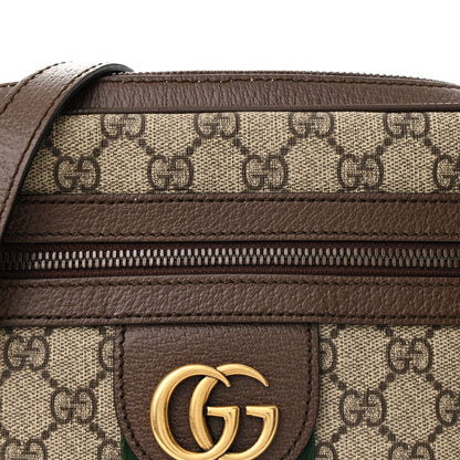 Gucci GG Supreme Monogram Web Small Ophidia Messenger Bag Brown 7 of 12