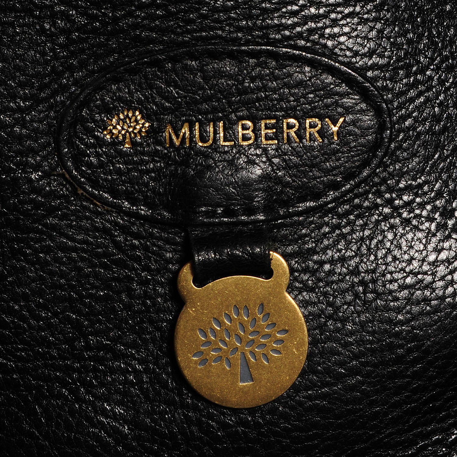Mulberry Natural Leather Bayswater Black 6 of 11
