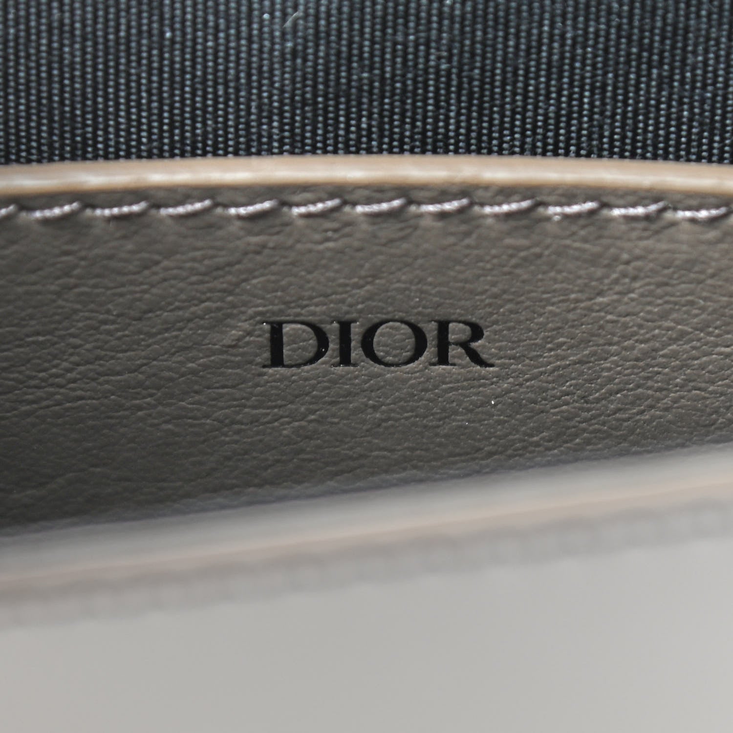 Christian Dior Smooth Calfskin Vertical Pouch Beige 8 of 8
