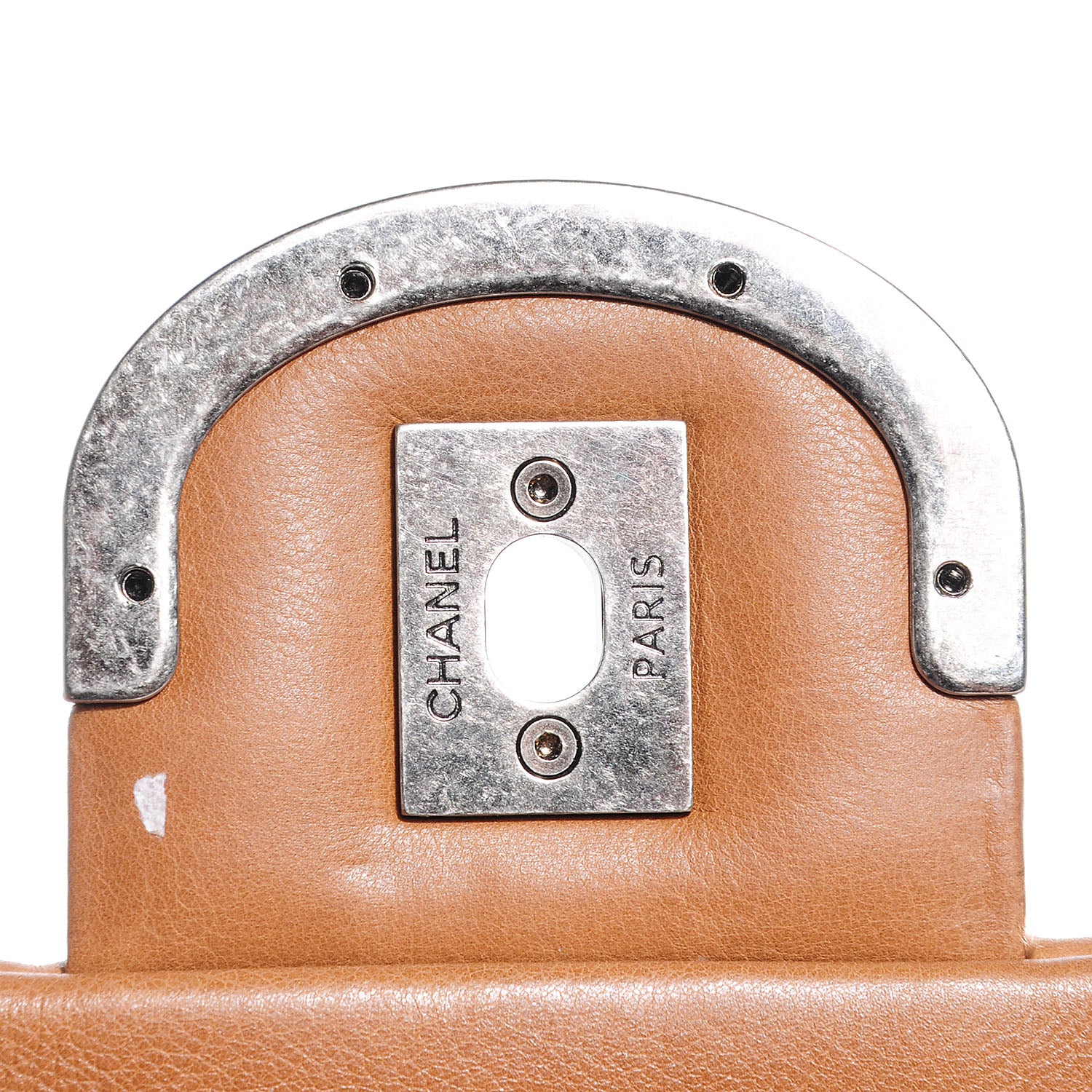 Chanel Calfskin Coco Sporran Medium Flap Light Brown 8 of 8