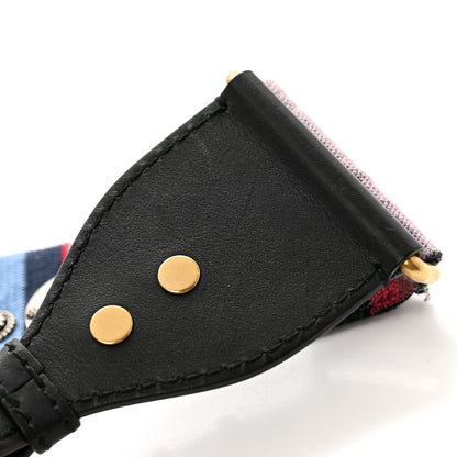 Christian Dior Canvas Embroidered Studded Rainbow J’Adior Shoulder Strap 6 of 6
