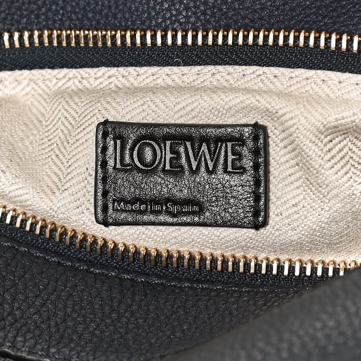 Loewe Calfskin Small Puzzle Bag Midnight Blue Black 6 of 9