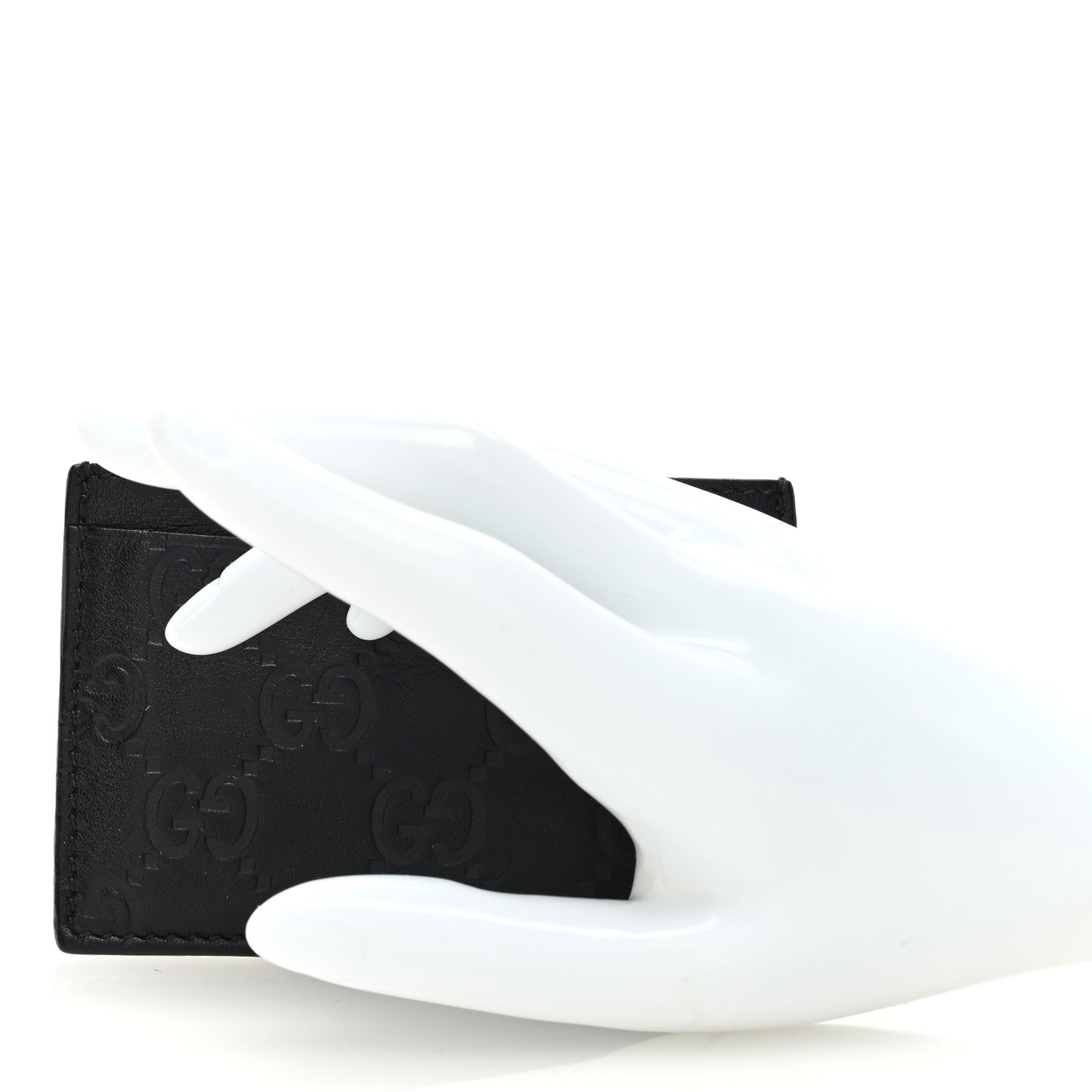 Guccissima Card Holder Black