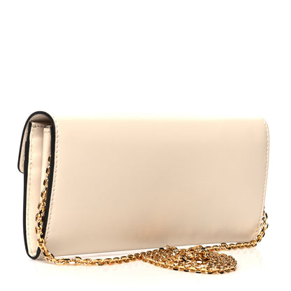 Fendi Vitello Liberty Lucido F is Fendi Continental Envelope Wallet on Chain Camelia 3 of 10