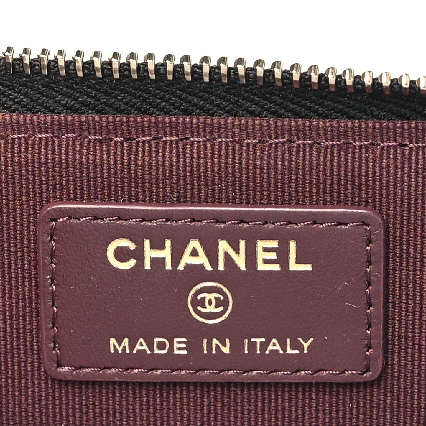 Caviar Quilted CC Zip Around Card Holder Black