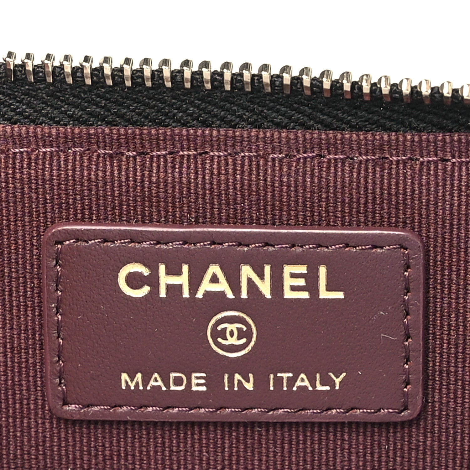 Chanel Caviar Quilted CC Zip Around Card Holder Black 6 of 9