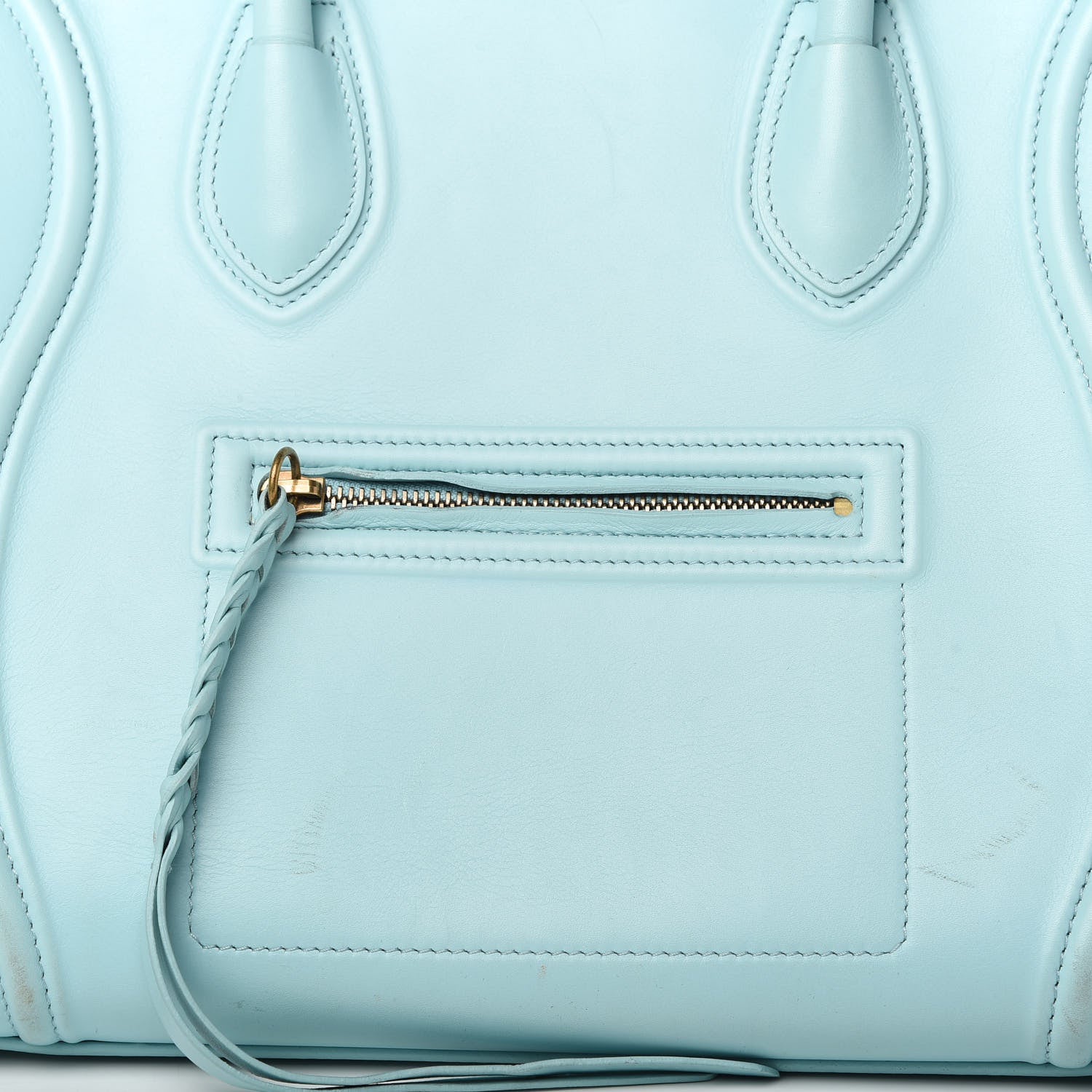 Celine Supple Calfskin Medium Phantom Luggage Azur 12 of 16