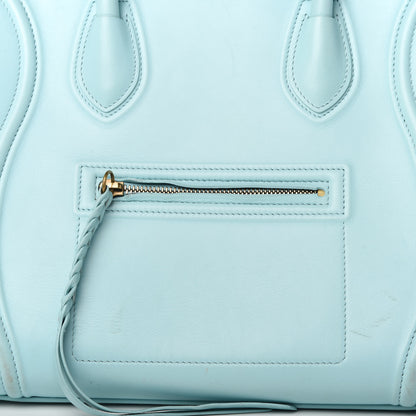 Celine Supple Calfskin Medium Phantom Luggage Azur 12 of 16