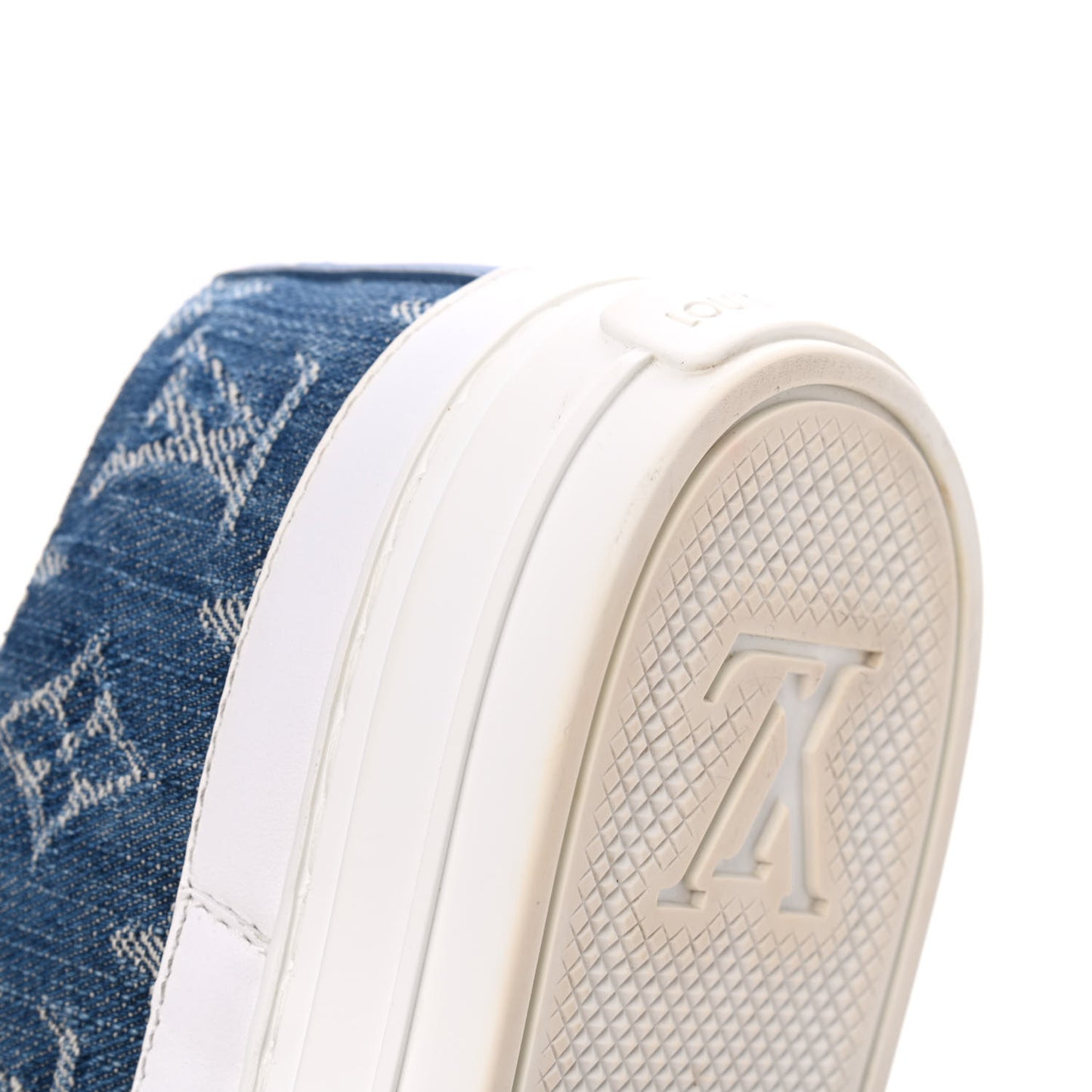 Denim Monogram Stellar Sneakers 37.5 Bleu Jeans Blue