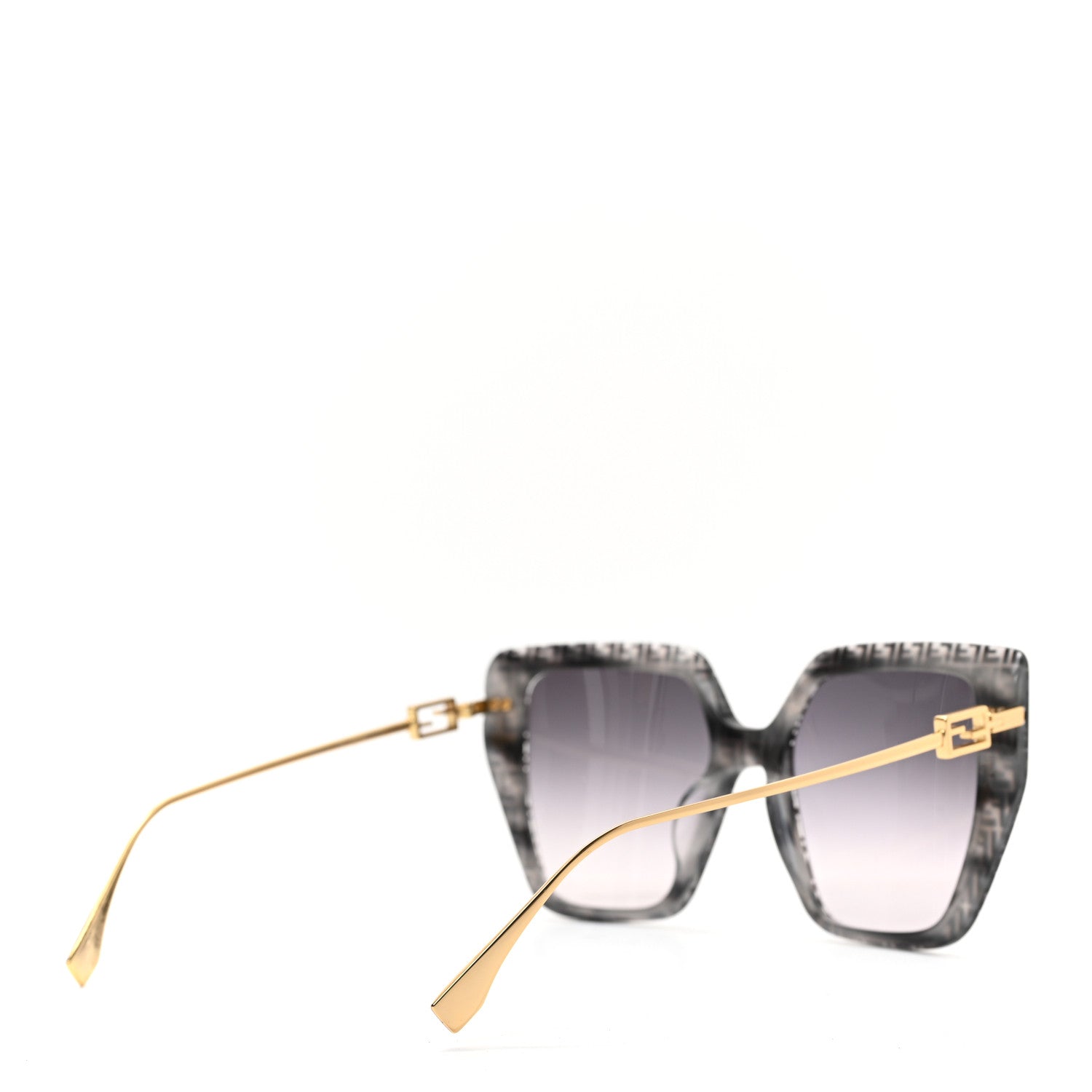 Fendi Acetate FF Butterfly Sunglasses FE40012U Black 4 of 6