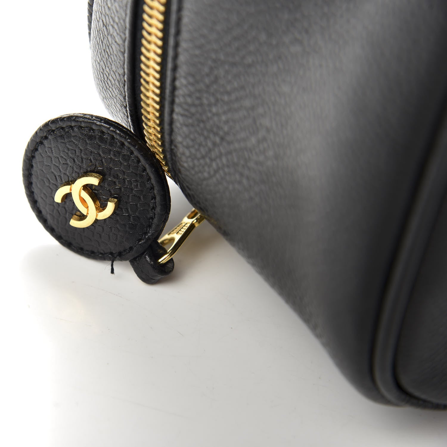 Chanel Caviar Vanity Cosmetic Case Black 9 of 9
