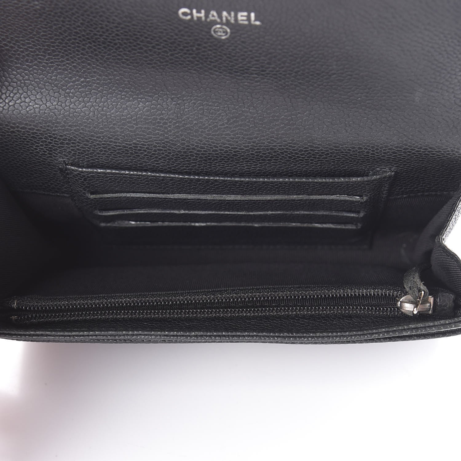 Chanel Caviar Outdoor Ligne Wallet Black 5 of 8