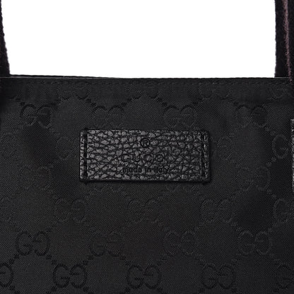 Gucci Nylon Monogram Tote Black 10 of 10